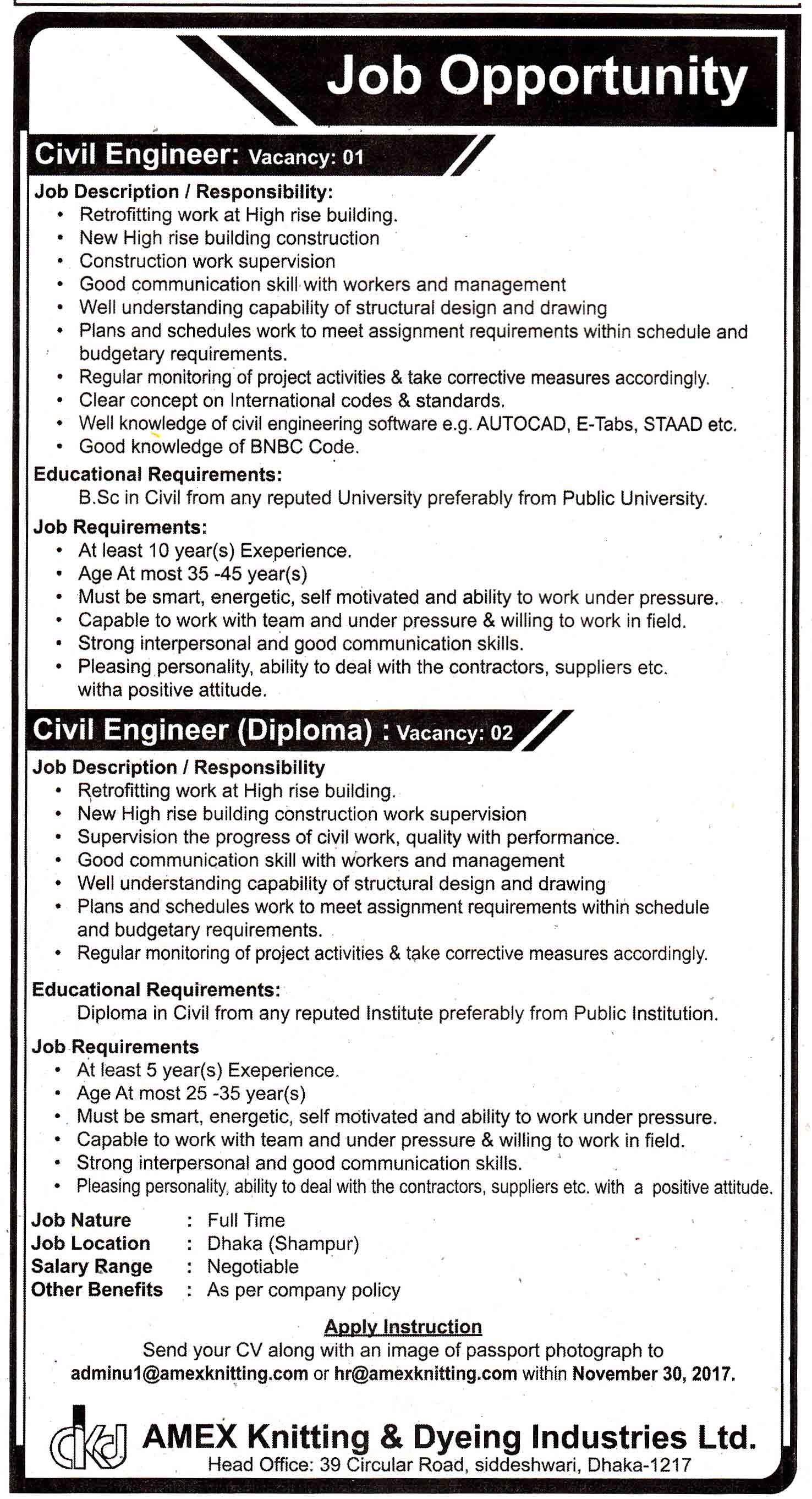job description of a structural engineer